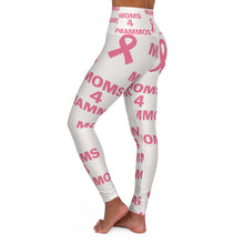 Load image into Gallery viewer, Breast Cancer Awareness Yoga Leggings, High Waisted Fitness Leggings, Pink Ribbon Workout Pants, Supportive Activewear for Moms, [...]
